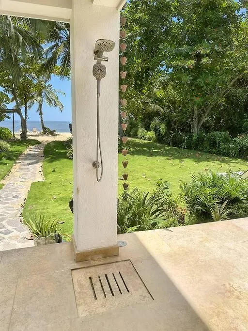 Apartamento Oceanfront Villa With Staff, Private Pool, Bbq Las Terrenas
