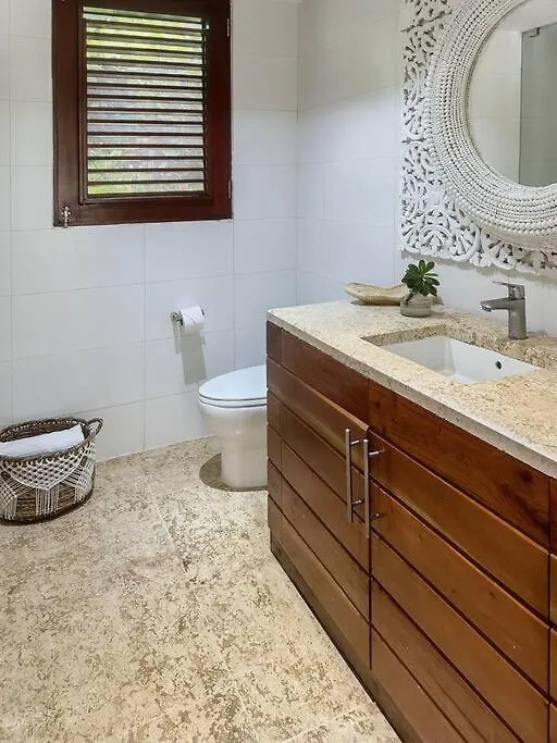 Apartamento Oceanfront Villa With Staff, Private Pool, Bbq Las Terrenas